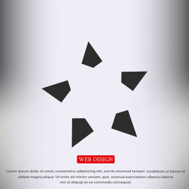 Yıldız Düz Simgesi 