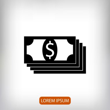 dolar faturaları simgesi