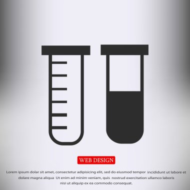 Laboratuvar tüpleri simgesi