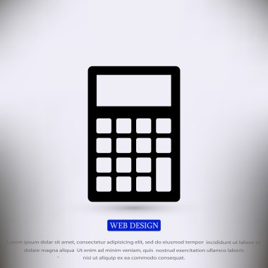 Elektronik hesap makinesi simgesi