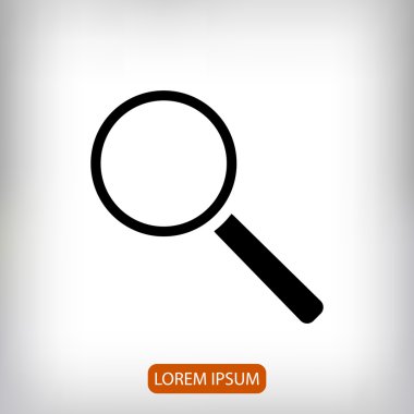 Büyütme cam simgesi