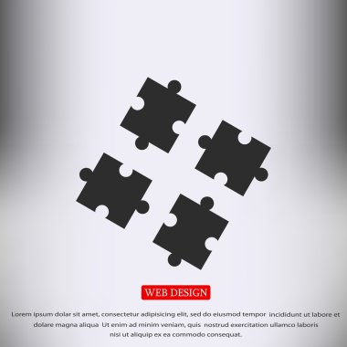 puzzle parçaları simgesi