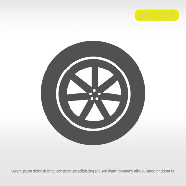 Direksiyonu düz simgesi