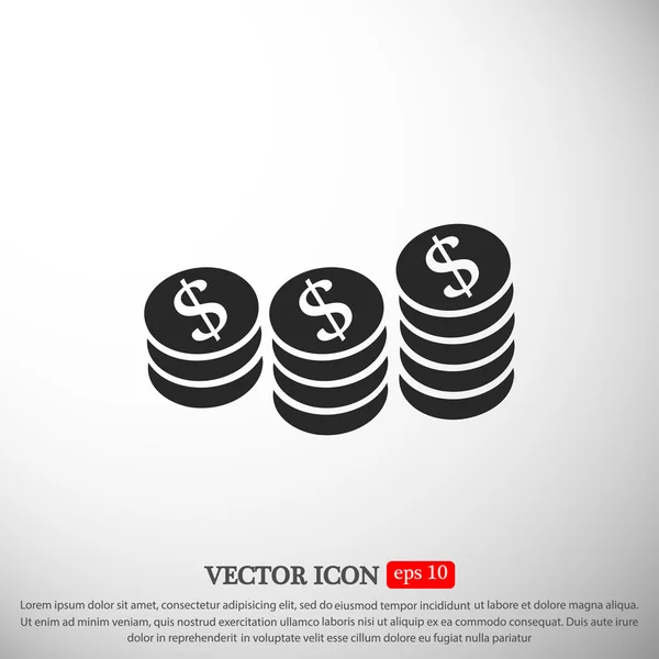 Money flat icon — Stock Vector