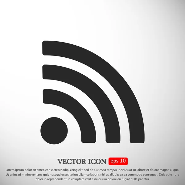 Podcast-Signal-Symbol — Stockvektor