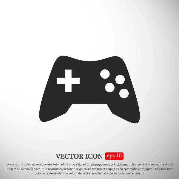 Ícone controlador de jogo — Vetor de Stock