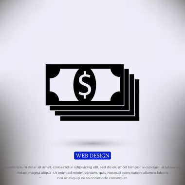 dolar faturaları simgesi