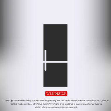 Buzdolabı düz simgesi 