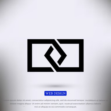 düz bağlantı simgesi 