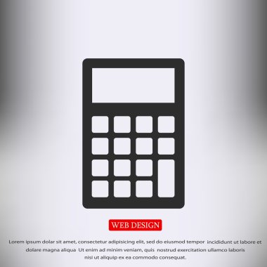 Elektronik hesap makinesi simgesi