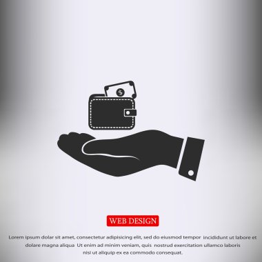 M-cüzdan'el simgesi