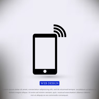 Telefon Düz Simgesi