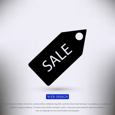 Satılık etiketi simgesi