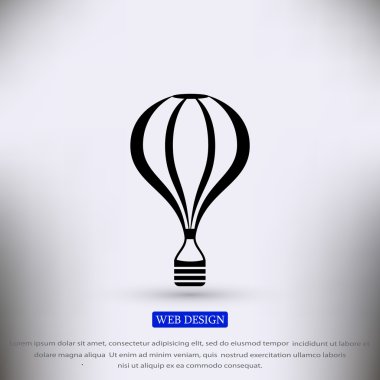 Hava balonu simgesini