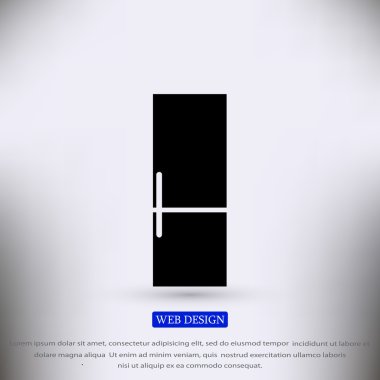 Buzdolabı düz simgesi 
