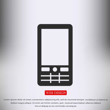 Telefon Düz Simgesi