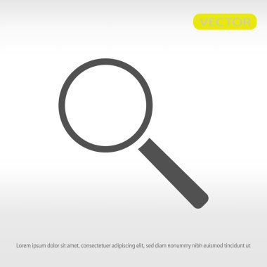 Büyütme cam simgesi