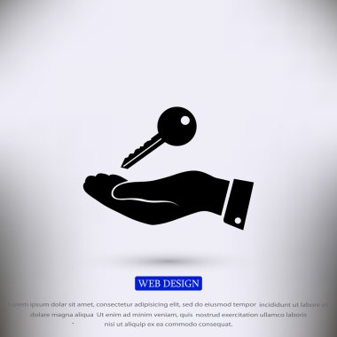 Ekibimizi elinde anahtar simgesi