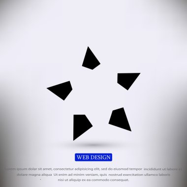 Yıldız Düz Simgesi