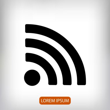 Podcast sinyal simgesi