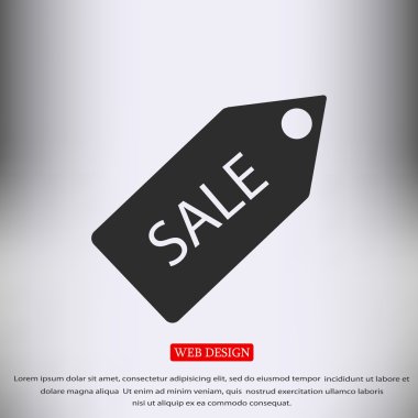 Satılık etiketi simgesi