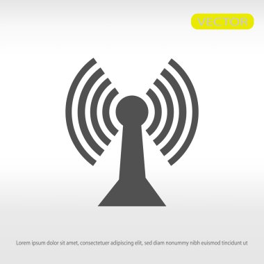 iletişim düz simgesi 