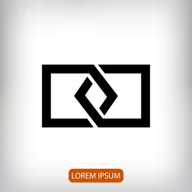 düz bağlantı simgesi 