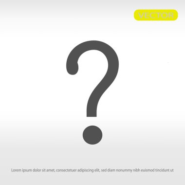 Soru işareti simgesi simgesi