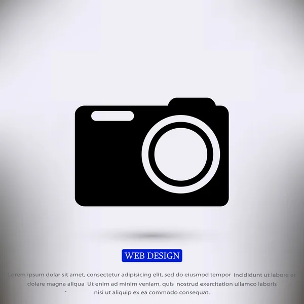 Icono de cámara fotográfica — Vector de stock