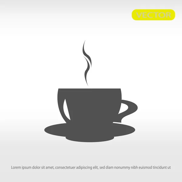 Taza de café icono — Vector de stock