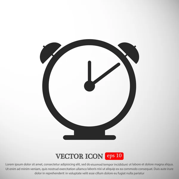 Väckarklocka ikon — Stock vektor