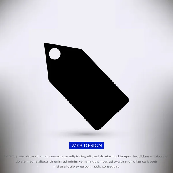 Vente icône plate — Image vectorielle