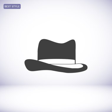 Retro şapka simgesi