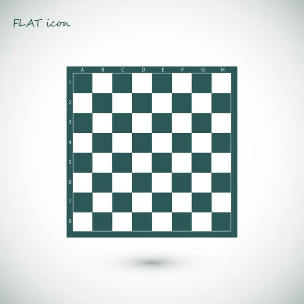 Значок шахматной доски — стоковый вектор