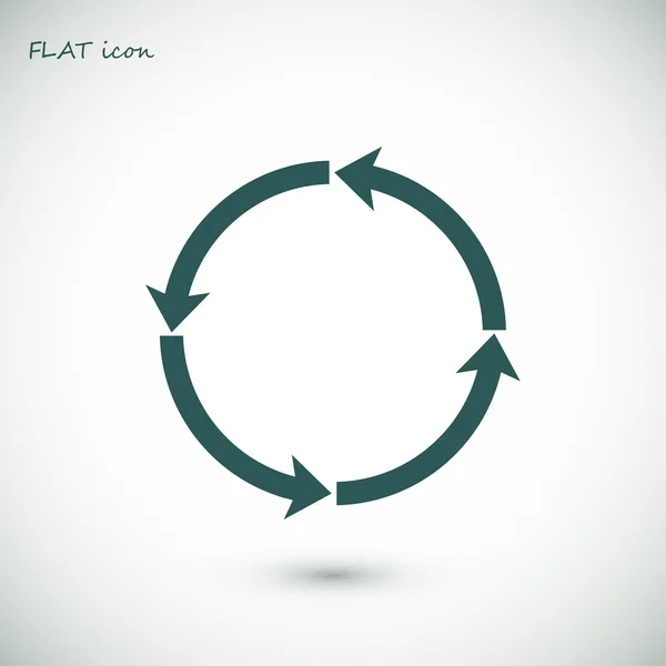 Ícone de setas circulares —  Vetores de Stock