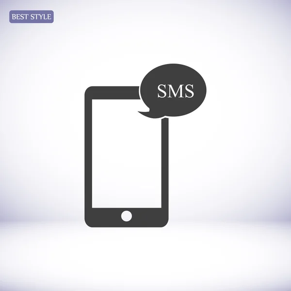 휴대 전화 sms 아이콘 — 스톡 벡터