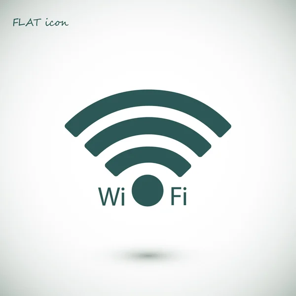 Icona segno Wi-Fi — Vettoriale Stock