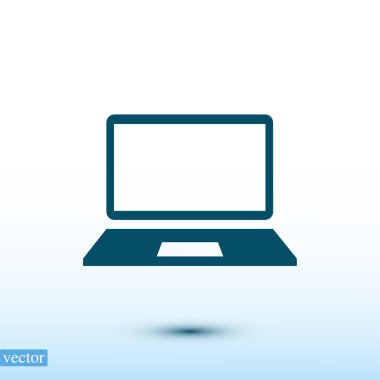 Bilgisayar Düz Simgesi 