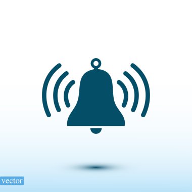 Bell düz simgesi 