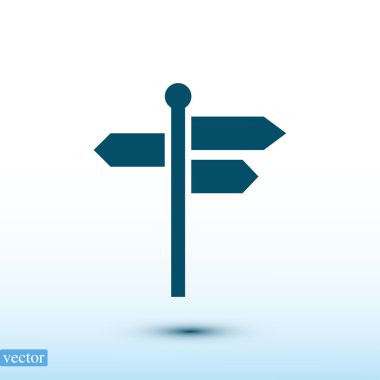 yön tabelasını simgesi