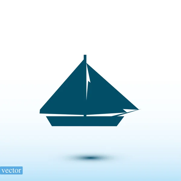 Sail boat icon — Stock Vector