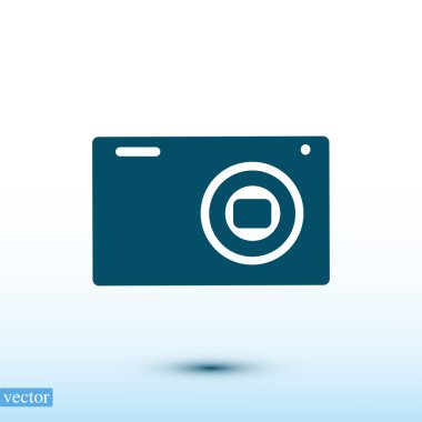 3D fotoğraf kamera simgesi