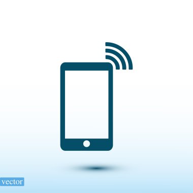 Akıllı Telefon Düz Simgesi