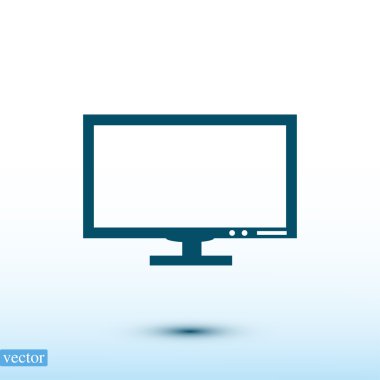 Bilgisayar Düz Simgesi 