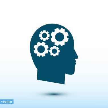 baş simgesinde dişli