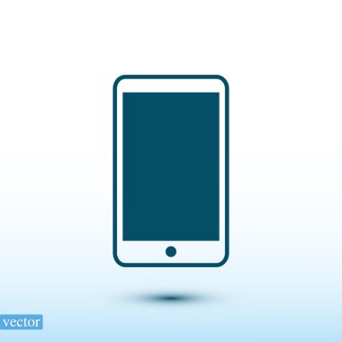 Akıllı Telefon Düz Simgesi