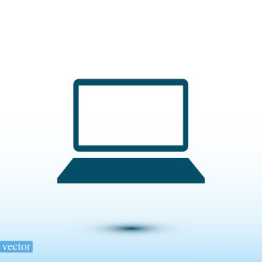 Bilgisayar Düz Simgesi 