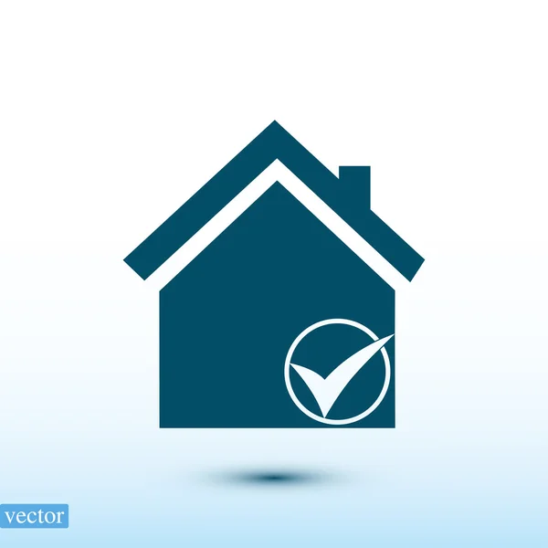 Home flat icon — Stock Vector