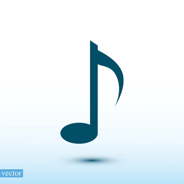 Музыка плоской иконы — стоковый вектор