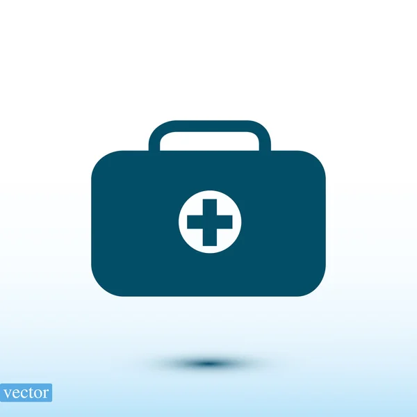 Lékařská taška ikona — Stockový vektor